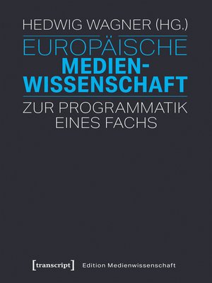 cover image of Europäische Medienwissenschaft